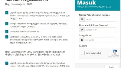 Panduan Tata Cara Pengambilan PIN PPDB Jatim di ppdbjatim.net