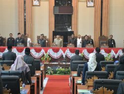 DPRD Lampung Timur Gelar Rapat Paripurna Sahkan APBD 2022
